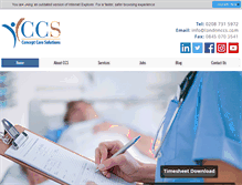 Tablet Screenshot of conceptcaresolutions.com